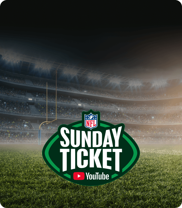 NFL Sunday Ticket on YouTube with Internet Service